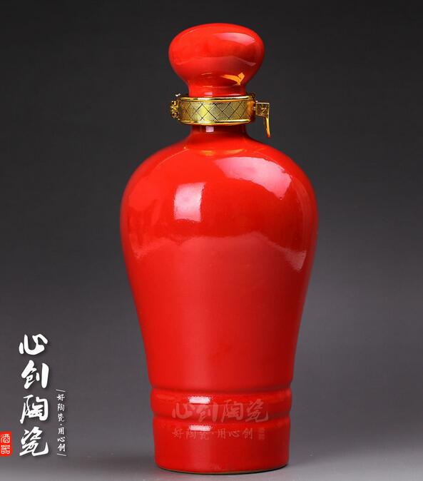 宜興1斤裝婚慶用陶瓷酒瓶多少錢